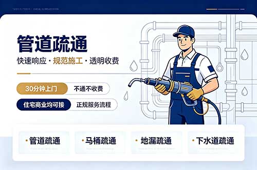 巢湖管道疏通